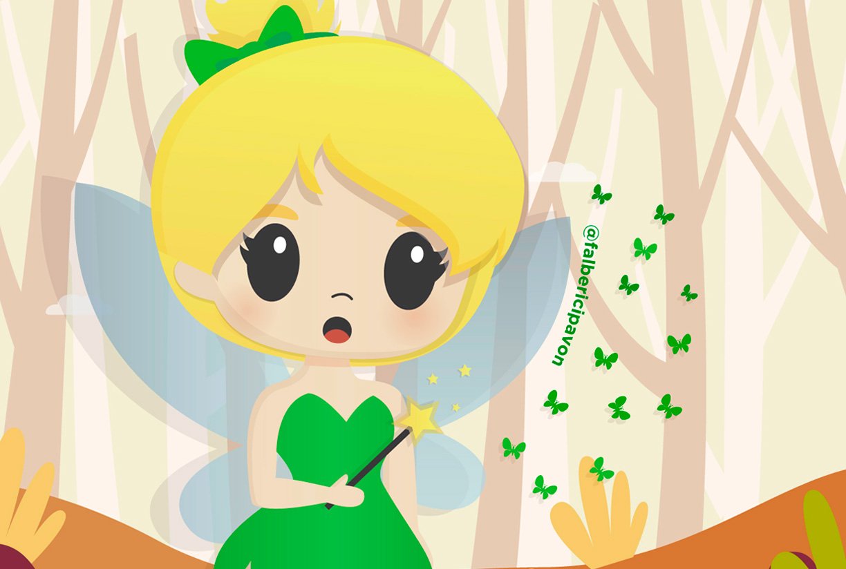 Ilustración de Tinker Bell